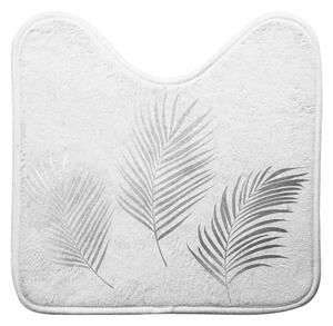 Bijela/u srebrnoj boji kupaonska prostirka za WC 45x45 cm Orbella – douceur d'intérieur