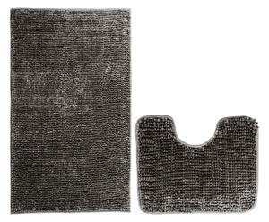 Tamno sive kupaonske prostirke u setu 2 kom za WC 80x50 cm Bati – Restilo