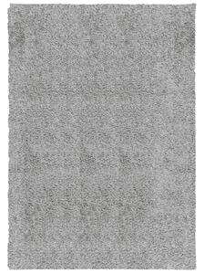 VidaXL Čupavi moderni tepih s visokim vlaknima sivi 120x170 cm