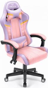 Gaming stolica HC-1004 ružičasto-ljubičasta