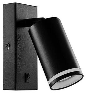 Zidna reflektorska svjetiljka 1xGU10/35W/230V crna