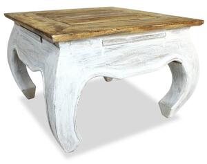 VidaXL Bočni stolić od masivnog obnovljenog drva 50 x 50 x 35 cm