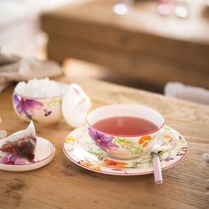 Šalica za čaj od porculana s motivom cvijeća Villeroy & Boch Mariefleur Tea, 0,24 l