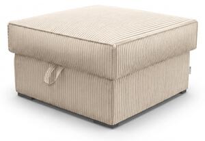 AKCIJA Krem tabure SMART COSARO s prostorom za pohranu 65x65 cm II. klasa