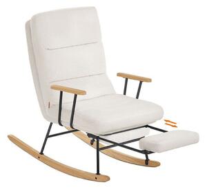 SongmicsHome Stolica za ljuljanje ROCKY, 97x67x100cm, krem