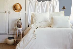 Set posteljine s plahtom Daisy Vanilla