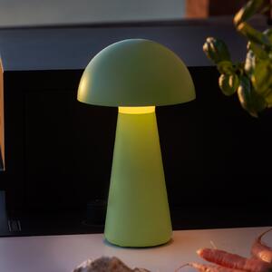 Sirius Sam LED punjiva stolna lampa, zelena, plastika, visina 28 cm, IP54, prigušiva, Zelena, Plastika
