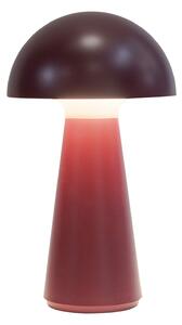 Sirius Sam Bordeaux LED punjiva stolna lampa, plastika, V 28 cm, IP54, prigušiva, Crvena, Plastika