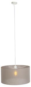Svjetiljka za visenje u bijeloj boji sa tamno plavom bojom 50 cm - Combi 1