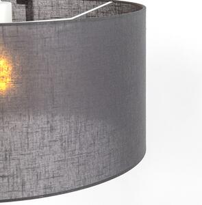 Svjetiljka za svjetiljku bijela sa sivom nijansom 50 cm - Combi 1