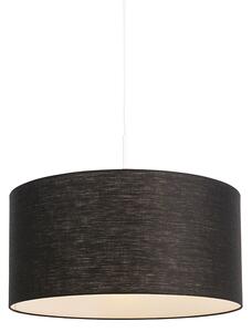 Moderna viseća svjetiljka bijela s crnom hladom 50 cm - Combi 1
