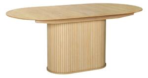 Proširiv blagovaonski stol s dodatnom pločom u dekoru hrasta 95x180 cm Nola – Unique Furniture