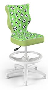 Dječja ergonomska stolica prilagođena visini od 119-142 cm - nogometne lopte