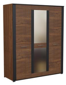 Ormar Dunlive 107, Orah, Wenge, 204x159.5x56.5cm