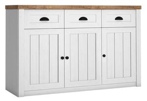 Komoda Ferdore 101, Hrast lefkas, Anderson bor, 87x130x43cm, Bor