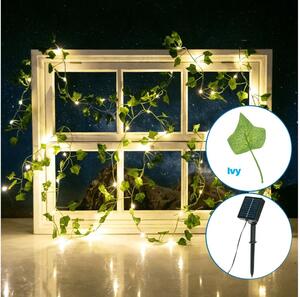 Aigostar - LED Solarni lanac 50xLED/7m IP65 topla bijela ivy
