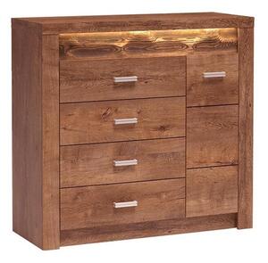 Komoda Serfeno 115, Jasen, 104x109x42cm