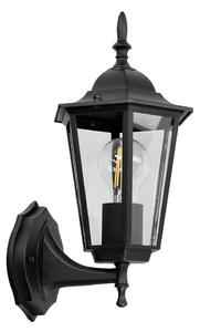 Vanjska zidna svjetiljka 1xE27/60W/230V IP44 crna
