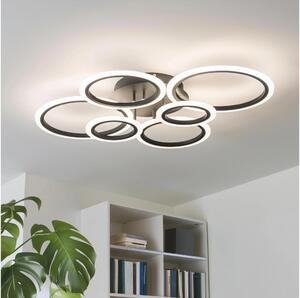 Brilagi-LED pritisni luster ORBITS LED/85W/230V 3000-6500K crni +DO