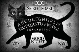 Ilustracija Black Cat Spirit Board, Alchemy