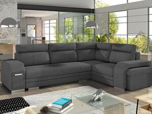 Kutna garnitura Kingsport 101, Siva, 90x305x205cm
