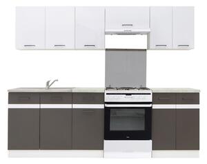 Kuhinjski set Boston 606, 240cm, Laminirani iveral