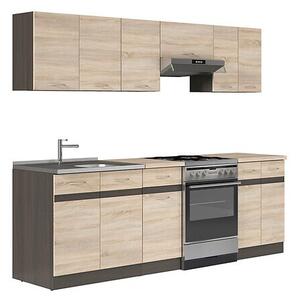 Kuhinjski set Boston 606, 240cm, Laminirani iveral