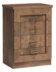 Komoda Lircava 103, Hrast lefkas, 90x64x44cm