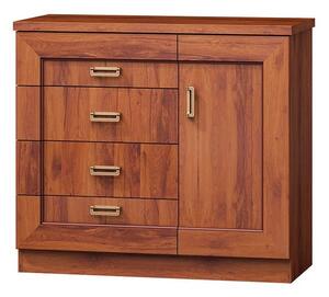 Komoda Lircava 117, Starinski hrast, 91x100x44cm