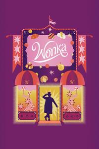Umjetnički plakat Wonka - Candy Store, (26.7 x 40 cm)