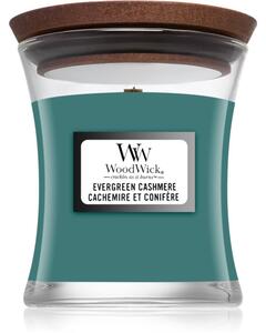 Woodwick Evergreen Cashmere mirisna svijeća 85 g