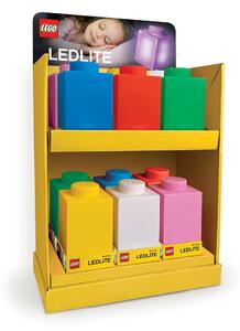Crvena noćna svjetiljka od silikona LEGO® Classic Brick