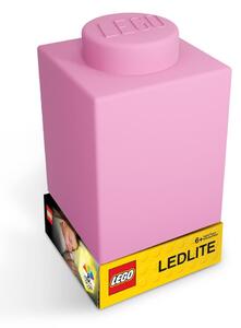Ružičasta noćna svjetiljka od silikona LEGO® Classic Brick