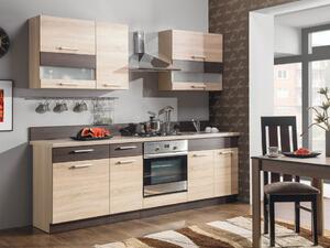 Modularan kuhinjski set Mode Light 127, 240cm, Laminirani iveral