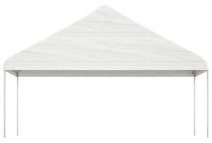 VidaXL Sjenica s krovom bijela 5,88 x 2,23 x 3,75 m polietilen