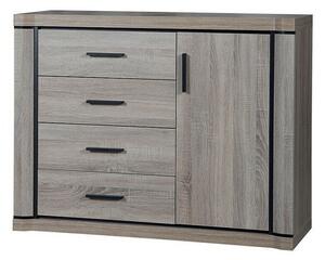 Komoda Lorelie 102, Tartuf hrast, 91x117x44cm