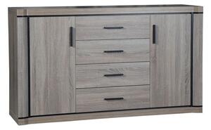 Komoda Lorelie 100, Tartuf hrast, 91x157x44cm