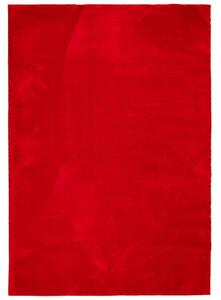 VidaXL Tepih HUARTE kratkih vlakana mekani i perivi crveni 120x170 cm