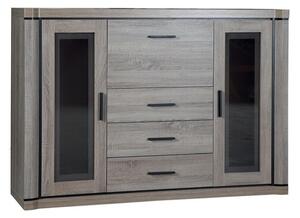 Komoda Lorelie 106, Tartuf hrast, 111x157x44cm