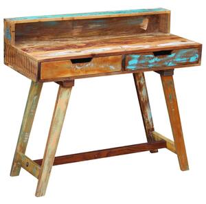 VidaXL Radni stol od masivnog obnovljenog drva