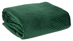 Kvalitetan prošiveni prekrivač u tamnozelenoj boji Širina: 170 cm | Duljina: 210 cm