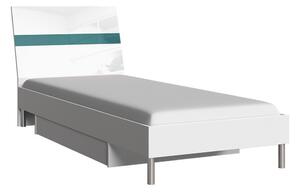 Krevet Nashville A101, 90x200, Laminirani iveral, Medijapan, 94x220x91cm