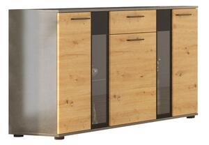 Komoda Tucson 114, S vratima, S ladicama, 80x140x40cm