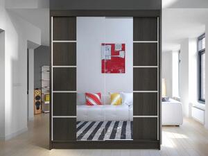 Ormar Closico 146, Tamni hrast, 200x150x58cm