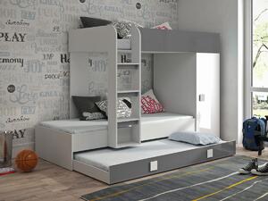Dvokatan krevet Hartford 191, 850x200, 90x200, Laminirani iveral, Podnice, 94x254x165cm