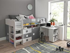 Krevet Hartford 190, 90x200, Laminirani iveral, Podnice, 107x204x125cm