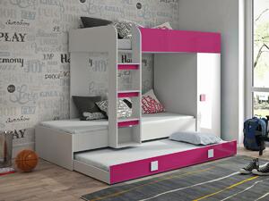 Dvokatan krevet Hartford 191, 850x200, 90x200, Laminirani iveral, Podnice, 94x254x165cm