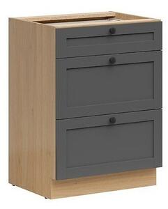 Ormar s ladicama Grey 109, 82x60cm