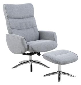 Fotelja Norsica 353, Siva, 109x77x89cm, Noge: Metal