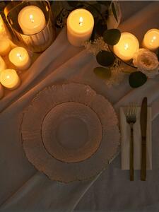 Sinsay - Strukturirani pladanj sa zlatnim rubom